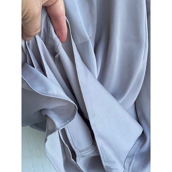 H&M taupe neutral spaghetti strap silky top L NWOT - Picture 6 of 11